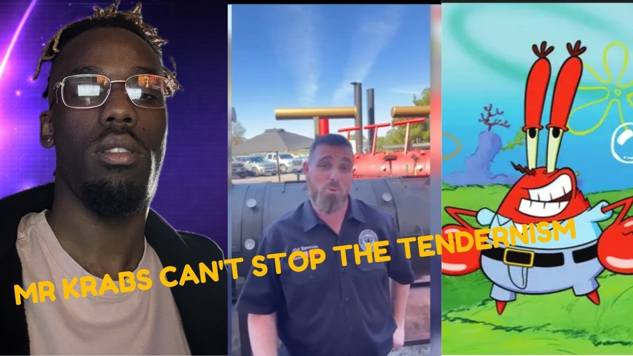 TENDERNISM ESCAPES MR KRABS CLAWS!!!!