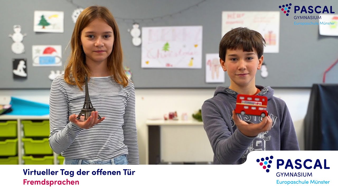 Pascal-Gymnasium Münster: Virtueller Tag der offenen Tür 2021 -  Fremdsprachen / Europaschule