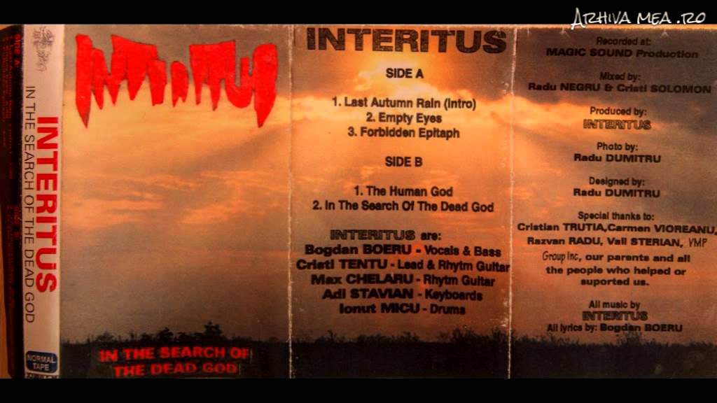 Interitus - In The Search Of The Dead God (Demo 1996 + bonus)