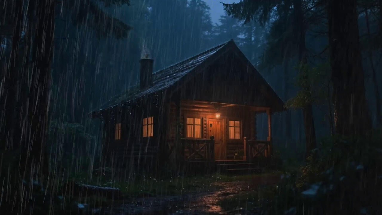 Super Heavy Rain To Sleep Immediately - Heavy Rain for Stress Calm