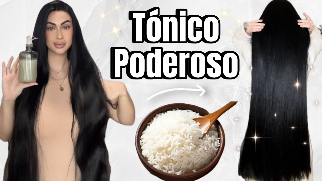 AGUA DE ARROZ PARA EL CABELLO 🍚 Hace crecer tu cabello 3 veces más rápido 😍