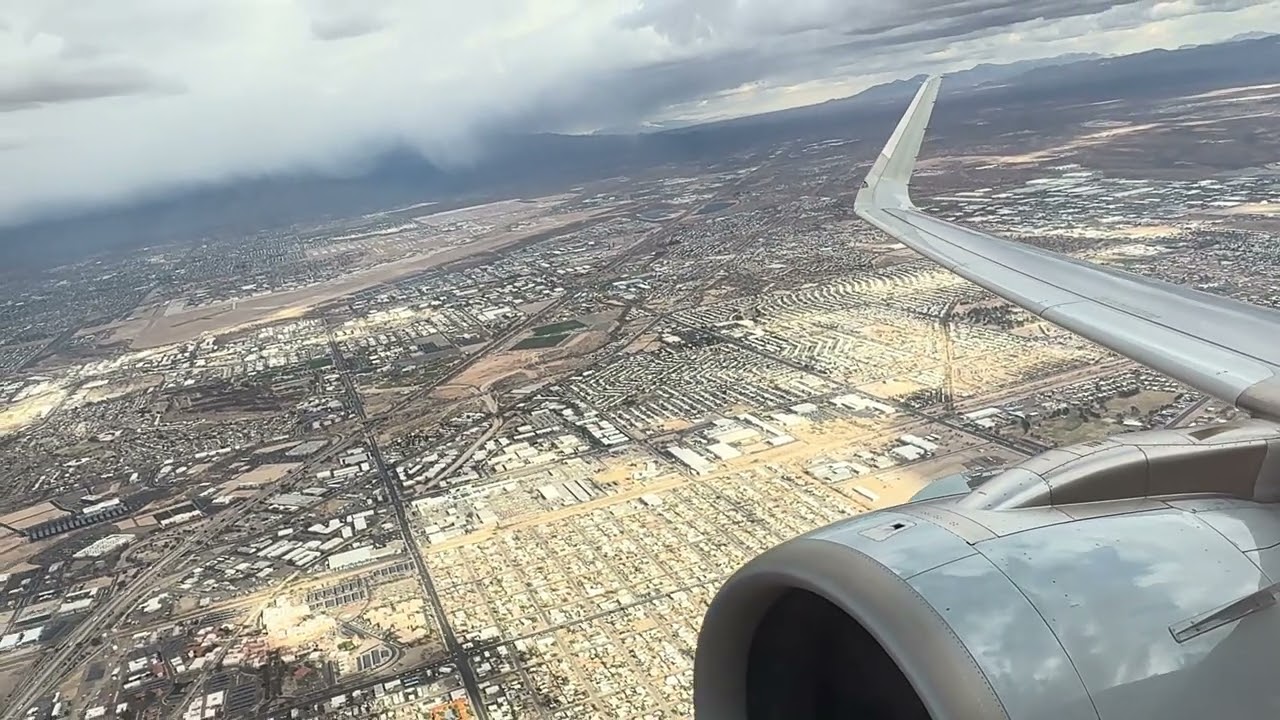 American Airlines Airbus A321neo (N458AL) | Cloudy Takeoff from Tucson Intl. | TUS/KTUS | RWY 08