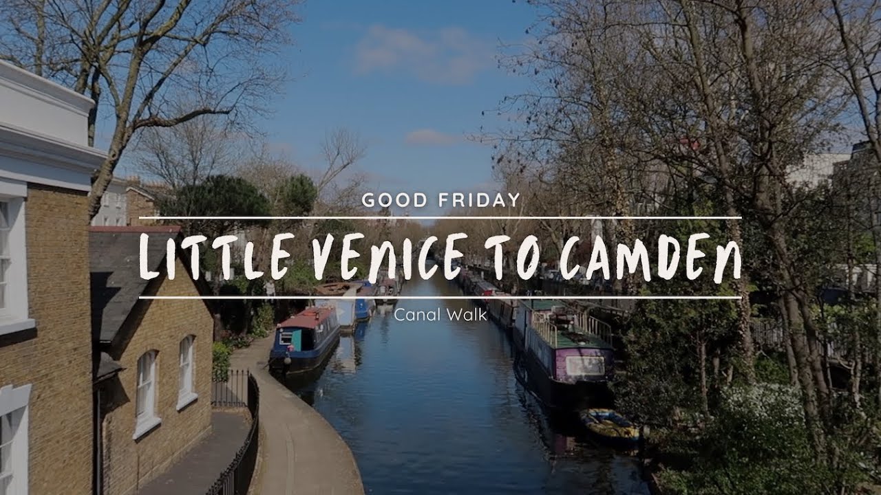 Little Venice to Camden Lock 4K | Canal Walk | London