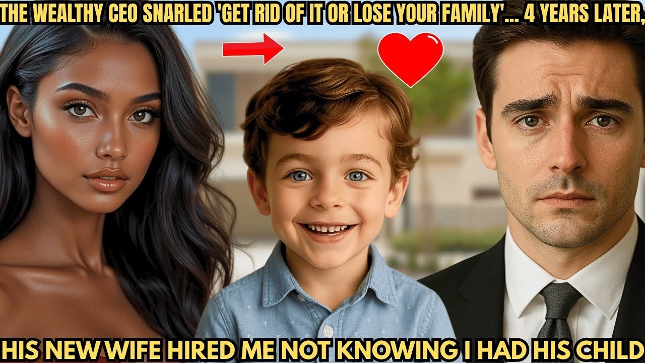 The Wealthy CEO Snarled 'Get Rid Of It Or Lose Your Family'    4 Years Later, His New Wife Hired