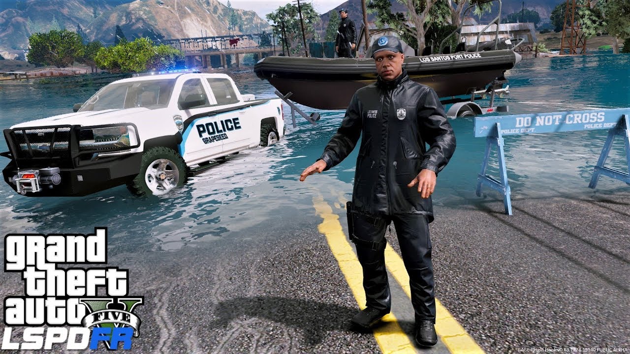 Mandatory Flood Evacuation in GTA 5 LSPDFR