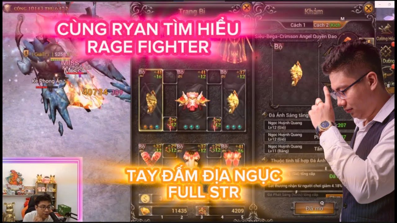 MU LỤC ĐỊA VNG : CÙNG RYAN TÌM HIỂU RAGE FIGHTER – TAY ĐẤM ĐỊA NGỤC - FULL STR