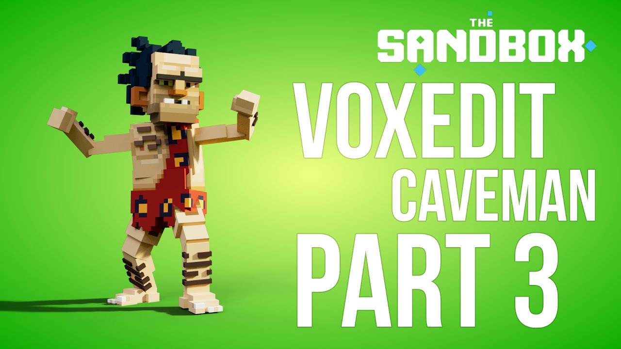 HOW TO Make a VOXEDIT Sandbox Caveman PART 3/3
