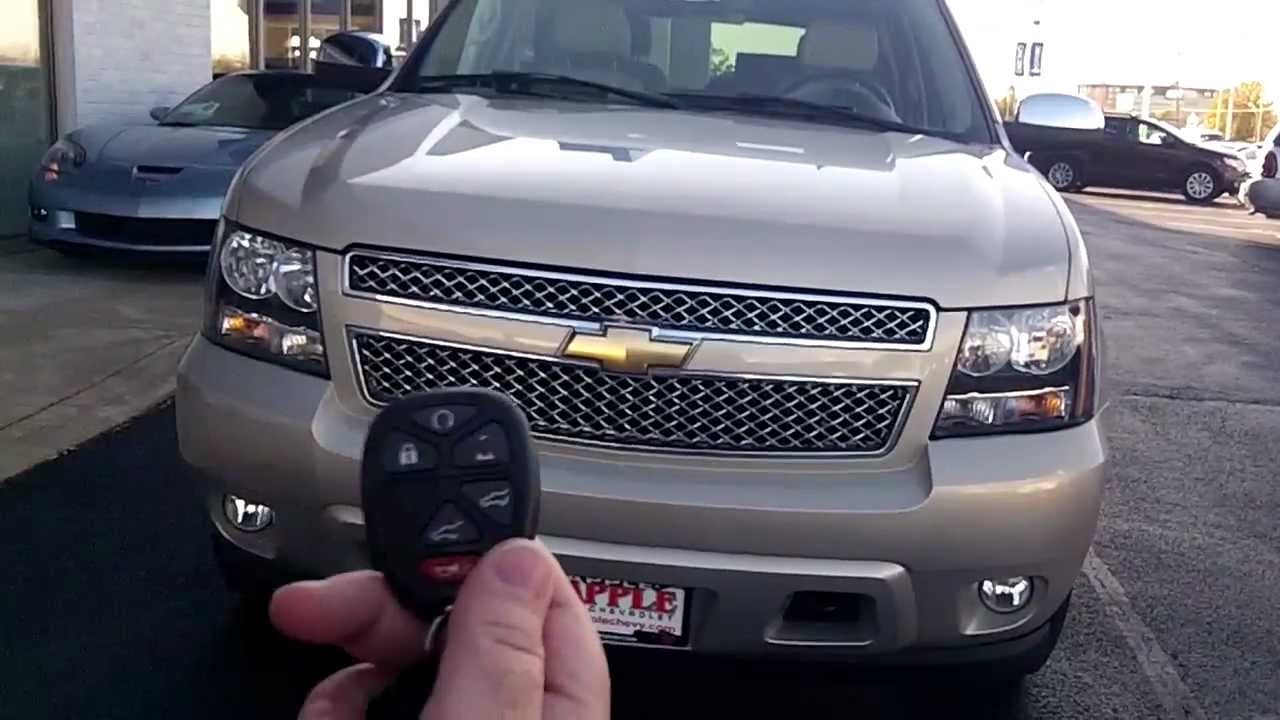 2008 Chevy Tahoe LTZ 4x4 video walk-around at Apple Chevy.