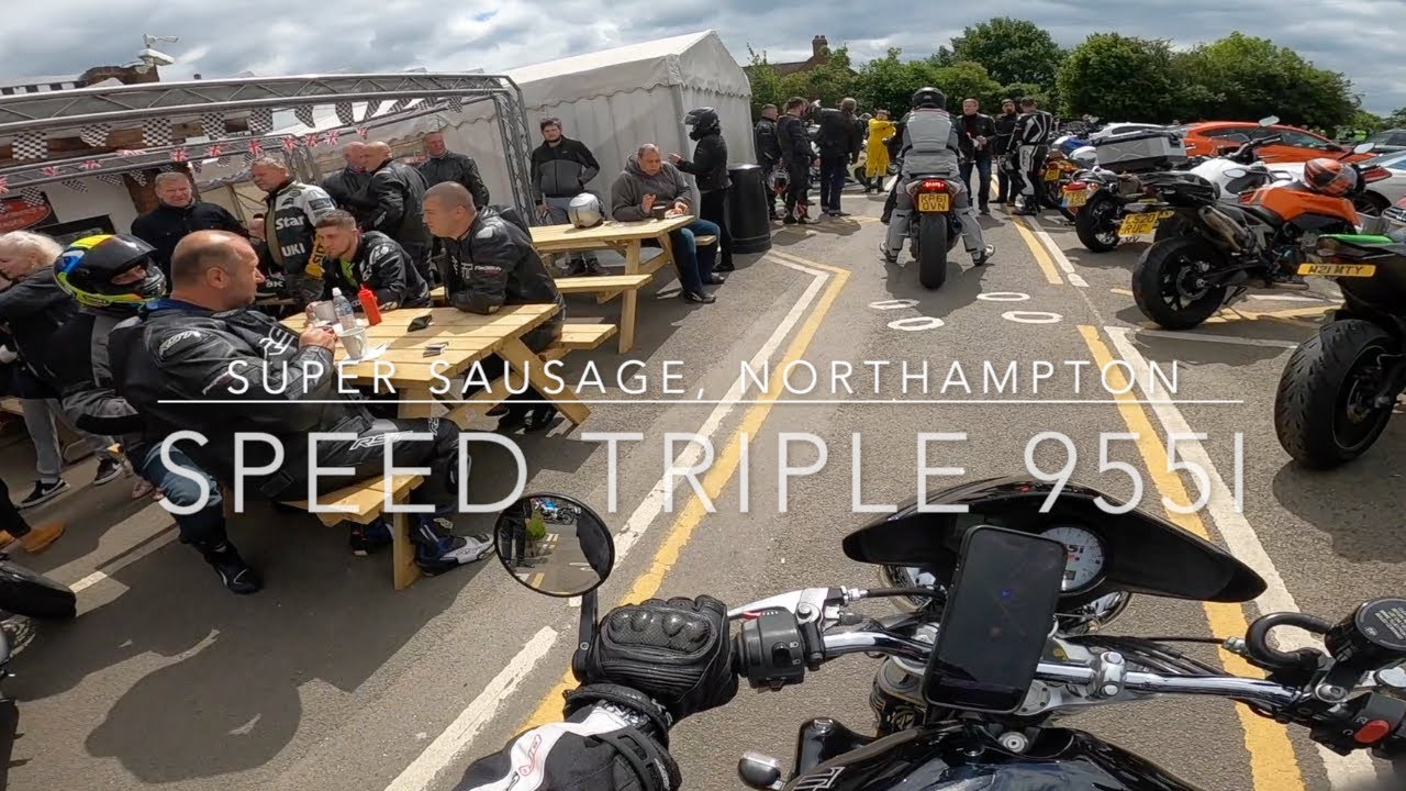 POV: Speed Triple 955i - Ride to Super Sausage, Northampton