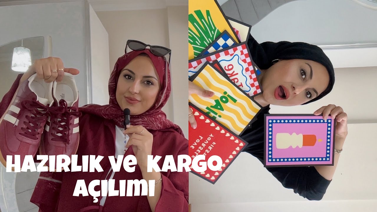 Kızımın gösterisine hazırlık | kargolarımı açıyoruz |  makyaj sohbet en doğal hallerim 🙈