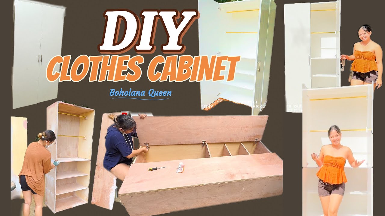 DIY| HOW TO MAKE CLOTHES CABINET -Boholana Queen