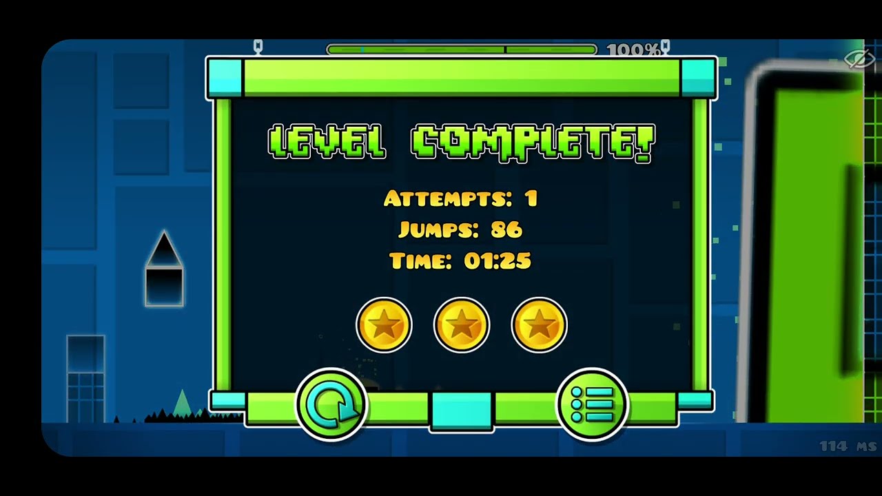 geode geometry dash back on track big mode