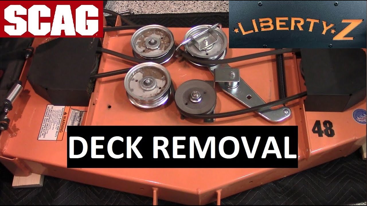 Scag Liberty Z 48-52 Deck Removal