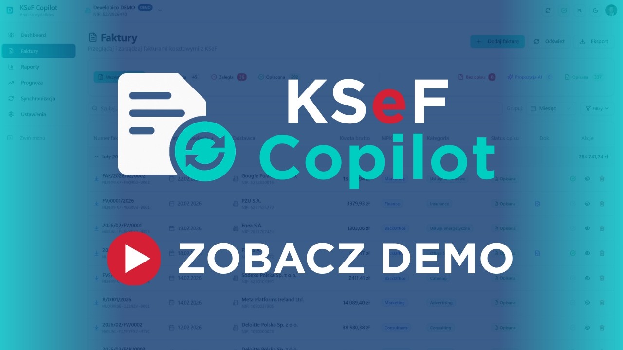 KSeF + Microsoft 365. Live demo z integracji | KSeFCopilot | Webinar 27.02.2026 | Nagranie
