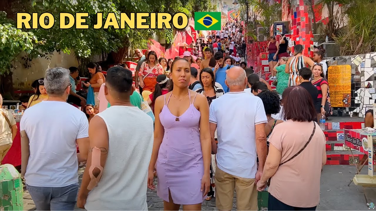 FRIDAY THROUGH THE STREETS OF RIO DE JANEIRO 【4K】