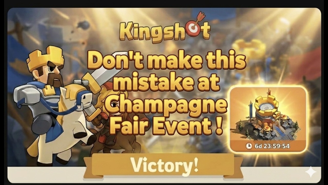 Don't make this mistake at Champagne Fair event !