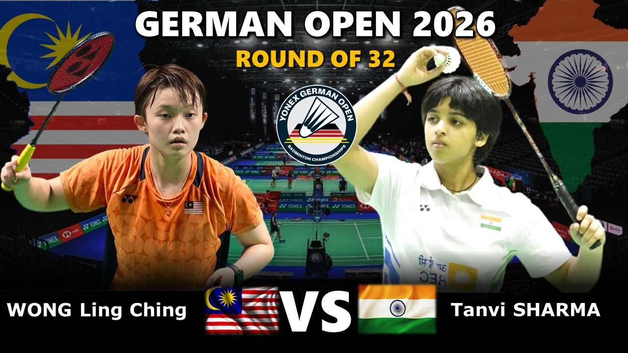 WONG Ling Ching (MAS) vs Tanvi SHARMA (IND) | German Open 2026 Badminton