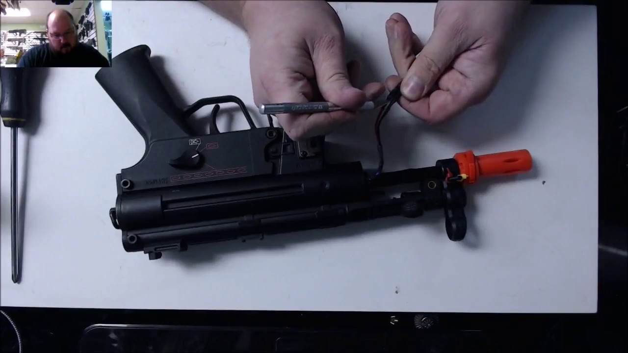 HK MP5K Airsoft Disassembly and Rebuild