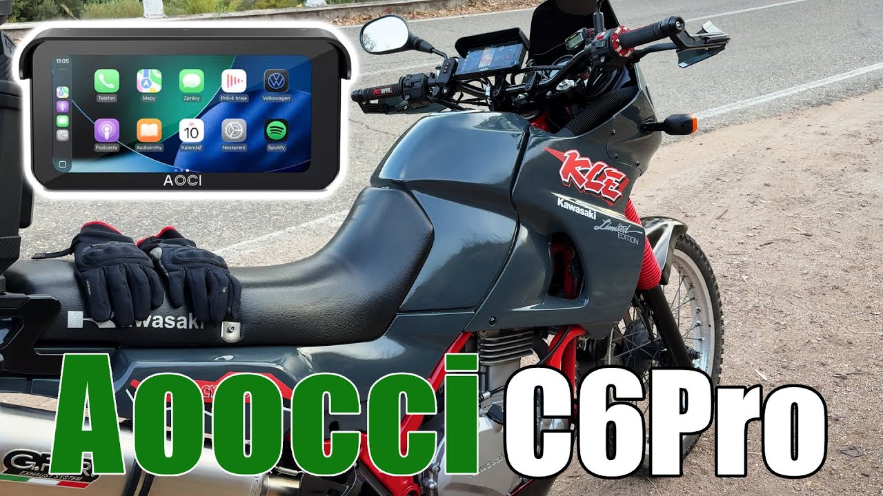 KLE 500 - Suspensión delantera y Aoocci C6 Pro