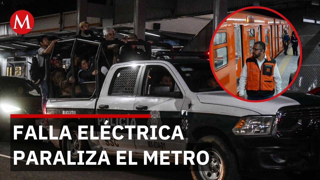 Caos en L&iacute;nea 3 del Metro CdMx por falla el&eacute;ctrica en Universidad y Copilco