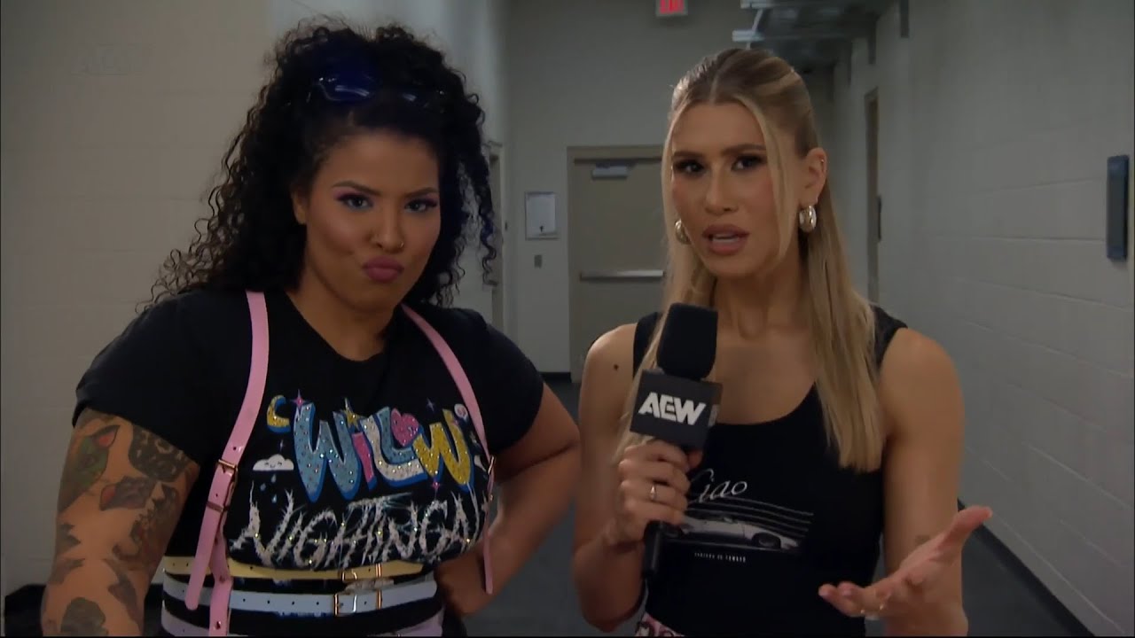 Willow Nightingale backstage interview AEW Collision Jun 08 2024