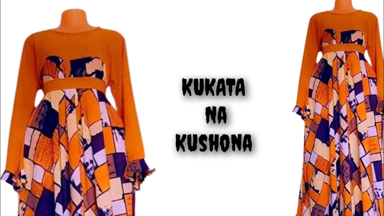 Jinsi ya Kukata na kushona Design Mpya ya Gauni 2025,#@NaimaCreation