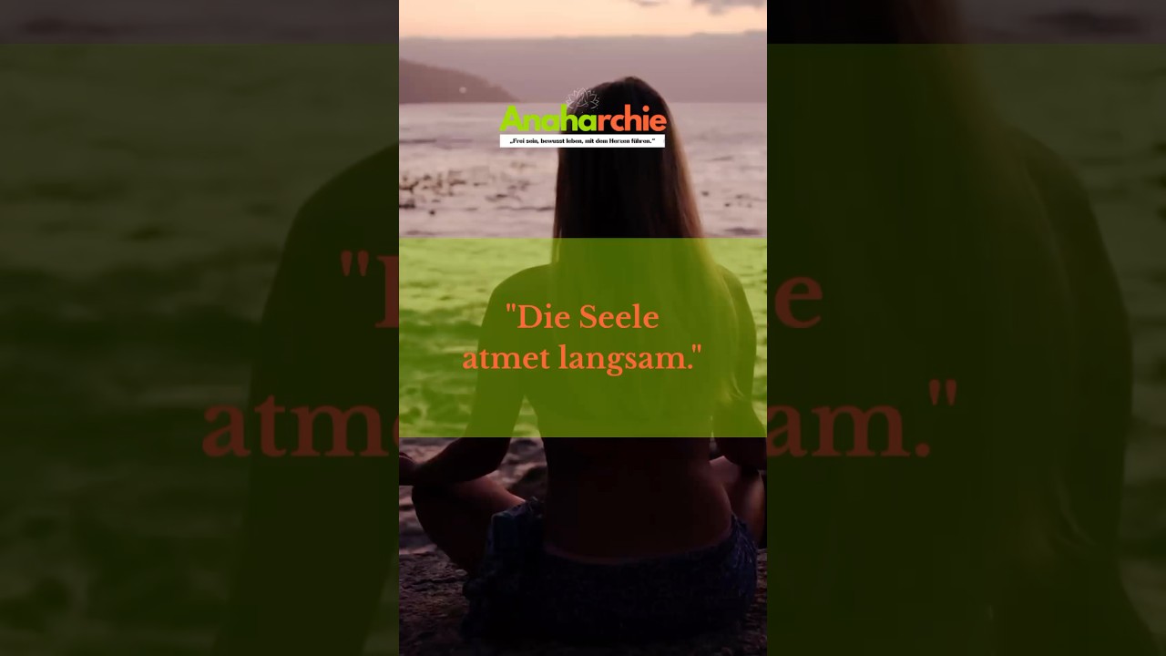 Die Seele atmet langsam! #seelenbotschaften #bewusstseinsweg #spirituality #f&uuml;rdich