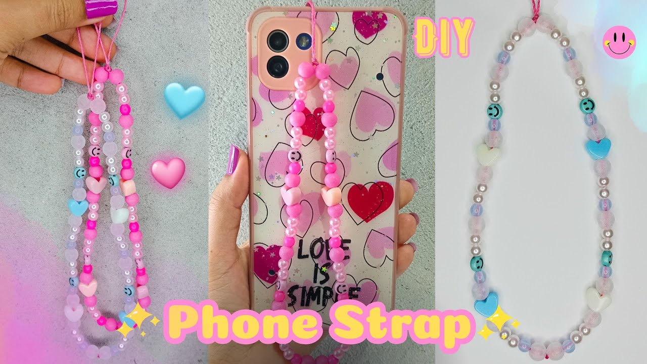 Como fazer Phone Strap para celular - Ariana Reis