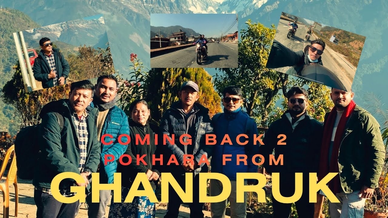 COMING BACK 2 POKHARA FROM GHANDRUK|| GHANDRUK VLOG CONTINUES||