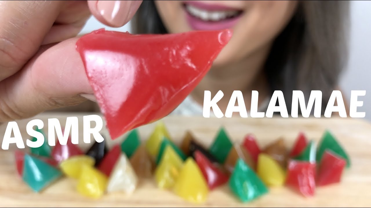 Kalamae กะละแม (Sweet Sticky Candy) | ASMR *No Talking Sticky Eating Sounds | N.E Let's Eat