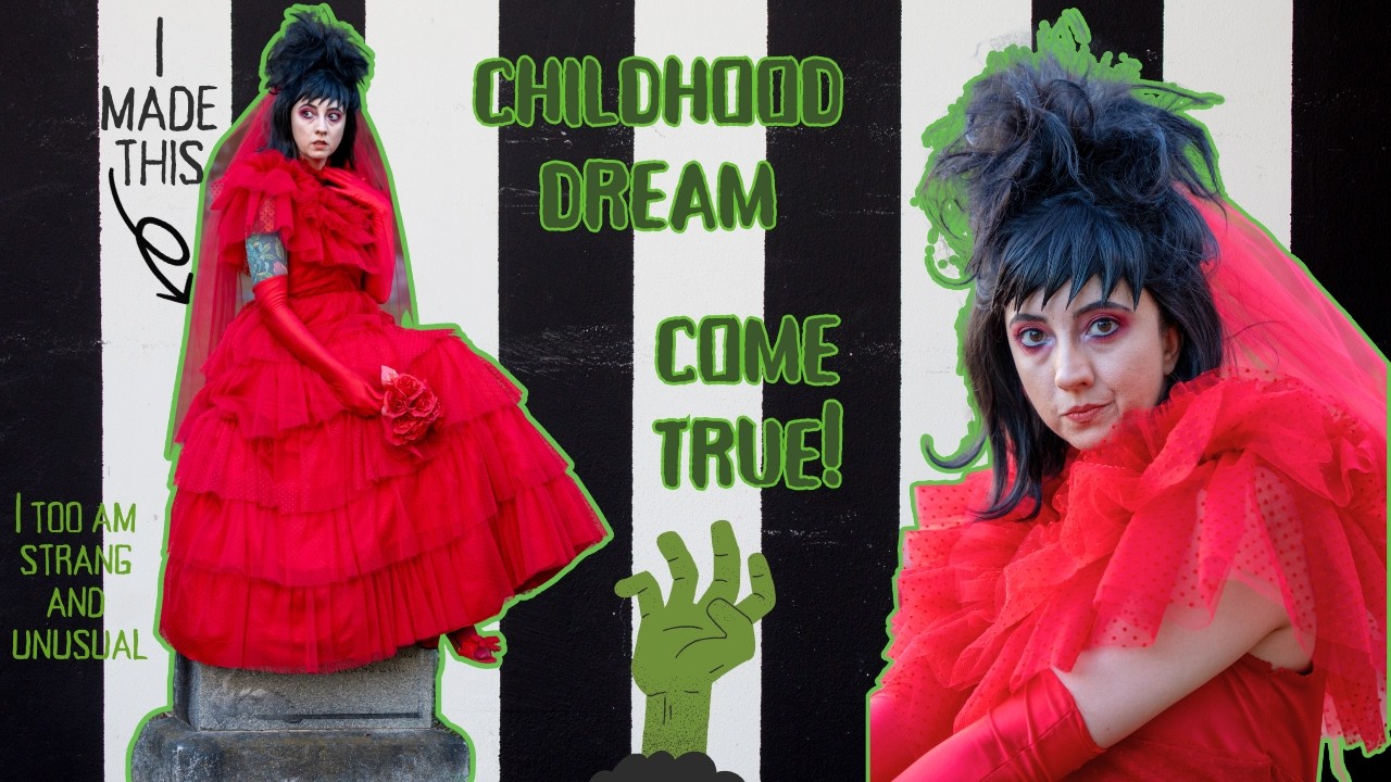 The Making of My Lydia Deetz Cosplay (Tutorial...Kinda lol)