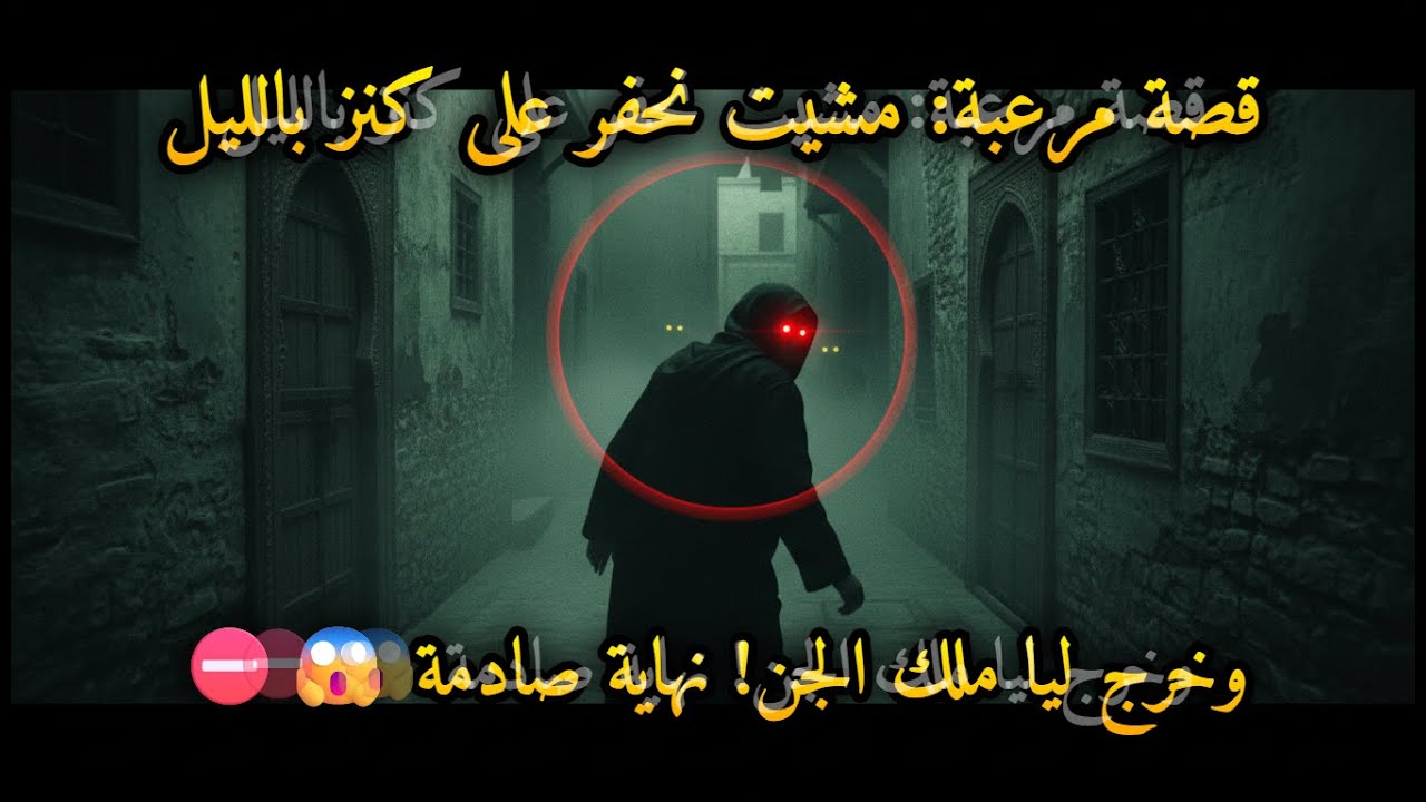 قصة مرعبة: مشيت نحفر على كنز بالليل وخرج ليا ملك الجن! نهاية صادمة 😱⛔