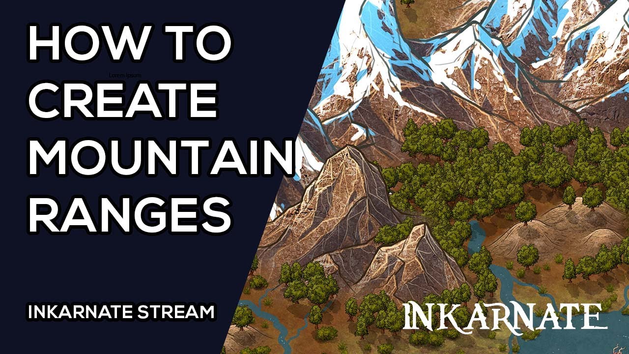 How to Create Mountain Ranges | Inkarnate Stream