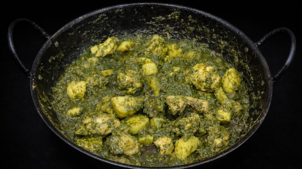 Delicious Aloo Palak Gosht Recipe | مزیدار آلو پالک گوشت بنانے کا آسان طریقہ