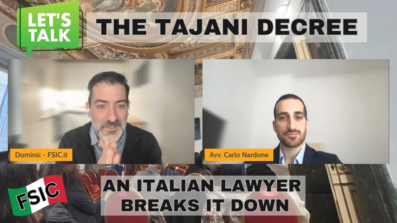 The Tajani Decree: Everything You Need to Know About the Constitutional Challenge