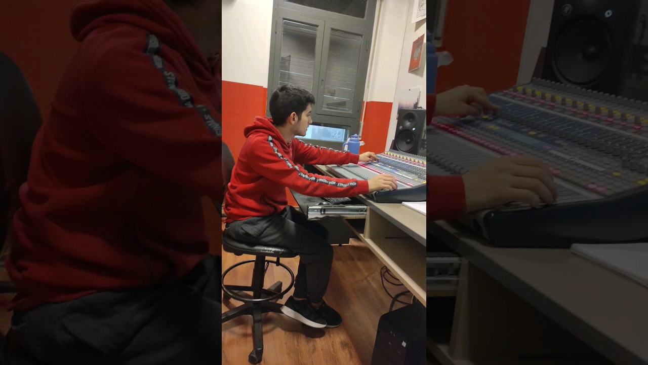 primera vez en un estudio de grabaci&oacute;n, gracias CMA por la oportunidad