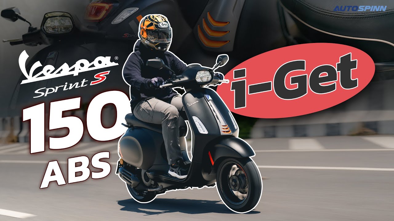 Vespa Sprint S 150 i-Get ABS 2024 ทรงซิ่ง แต่นุ่มนวล