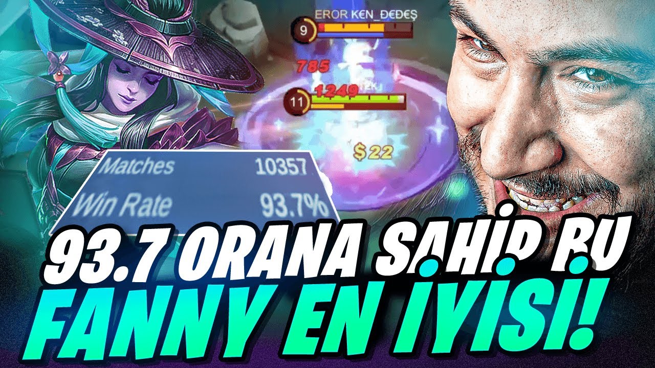 93.7 ORAN İLE DÜNYANIN EN İYİ FANNY OYUNCUSU! - Mobile Legends