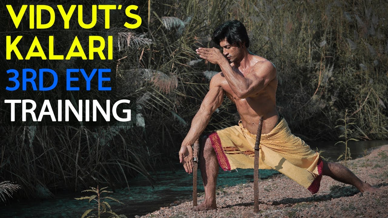 Vidyut's Kalari 3rd Eye Training | Vidyut Jammwal | Kalaripayattu | Martial Arts | Blindfold Kalari