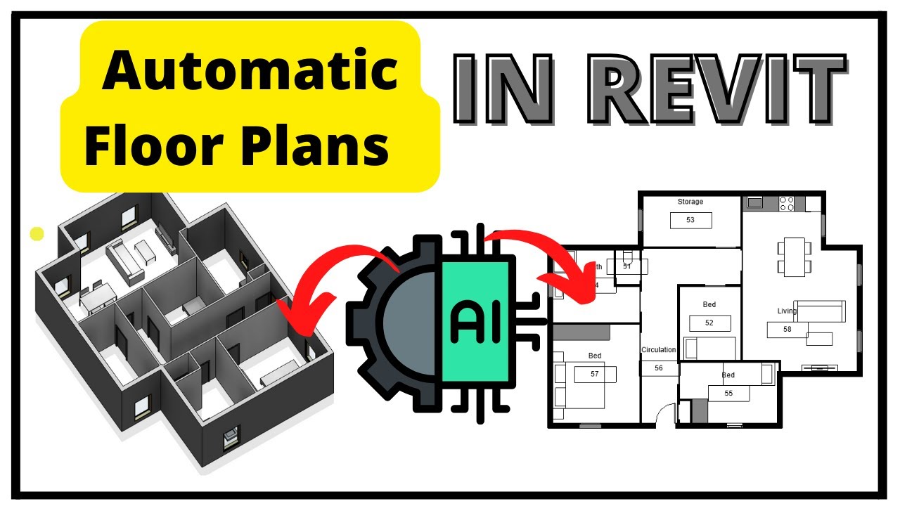 AI in Revit || Automatic Floor plans using PlanFinder.