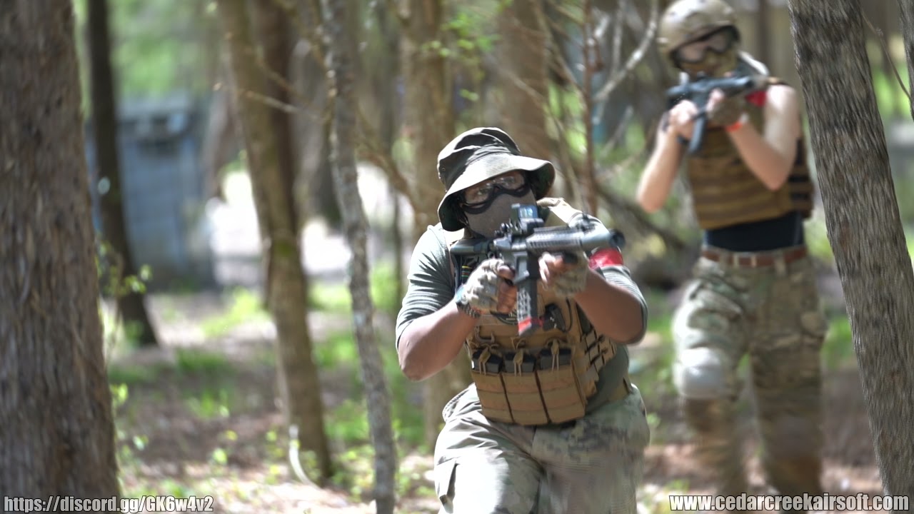 A day at Cedar Creek Airsoft (4K)