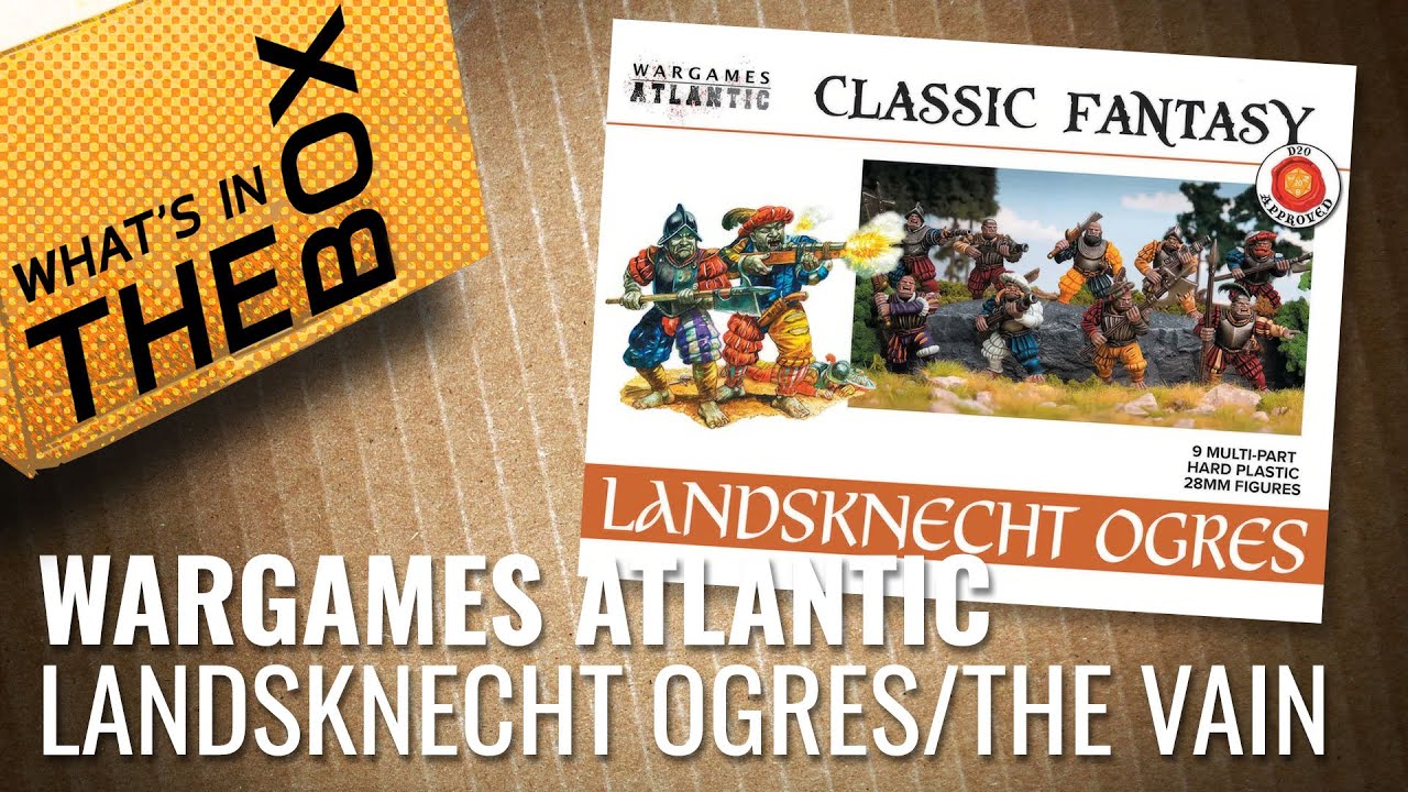 Unboxing: Landsknecht Ogres - The Vain | Wargames Atlantic