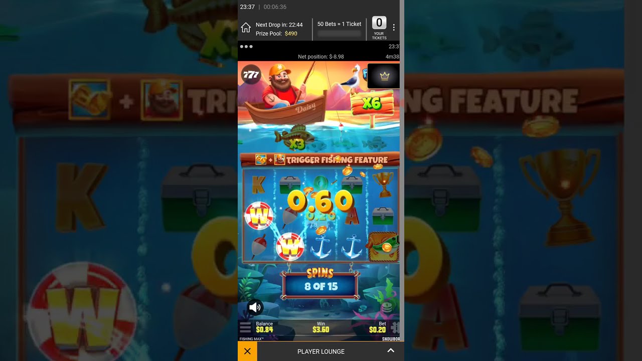 Fishing Max * .20 bet bonus * Jackpot City Casino * How'd it go?