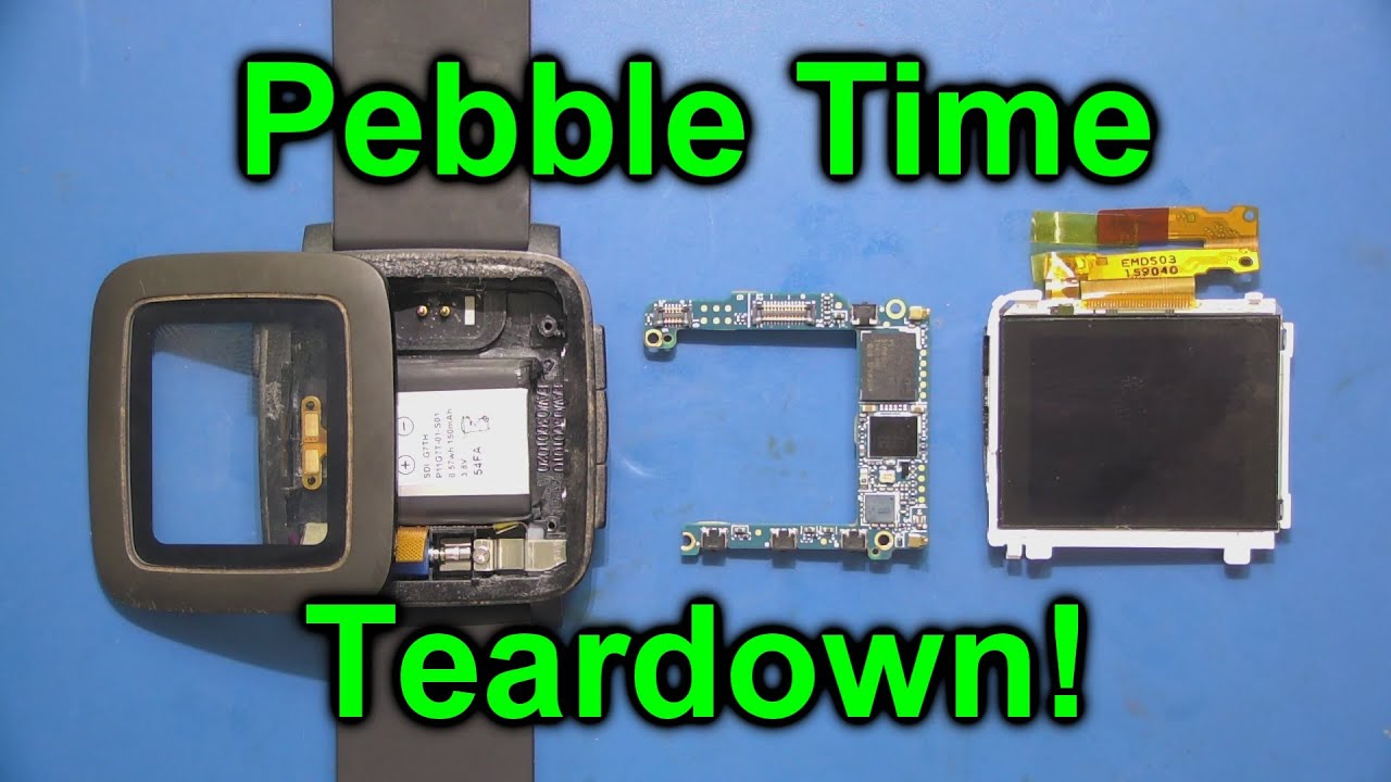 EEVblog #761 - Pebble Time Smartwatch Teardown