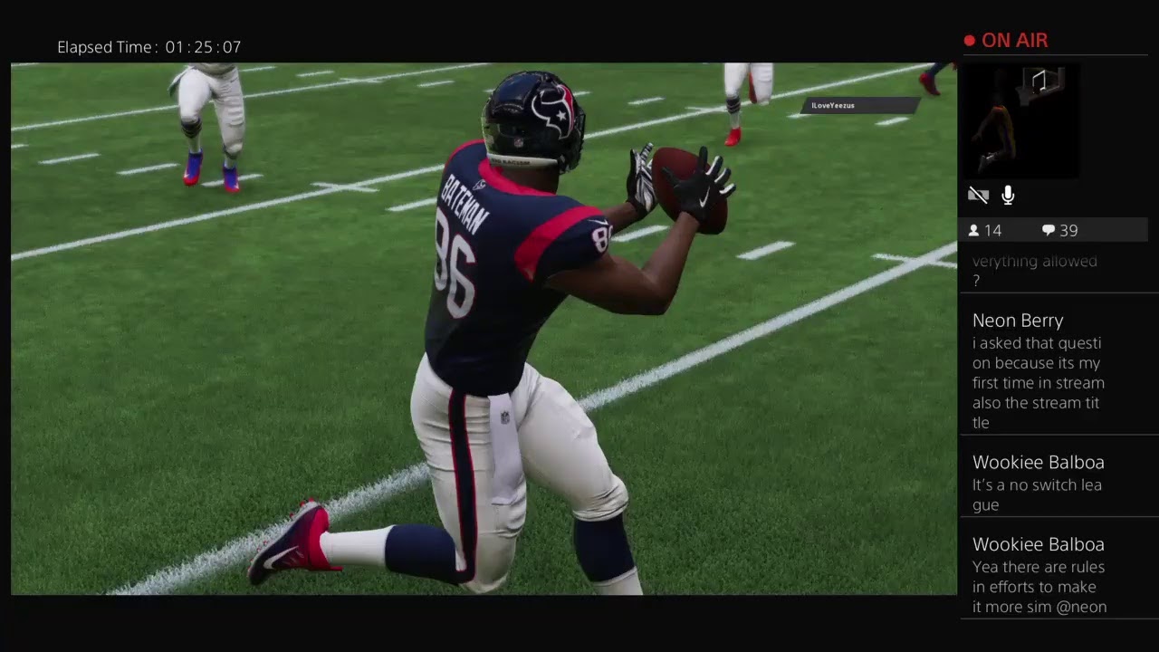 MADDEN 21 ONLINE LEAGUE LIVE STREAMS: RBSL YEAR 13/WEEK 15-TEXANS VS BILLS