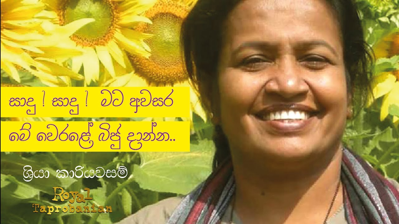 කැස්බෑ අම්මාගේ කවිය - ශ්‍රියා කාරියවසම් | Royal Taprobanian