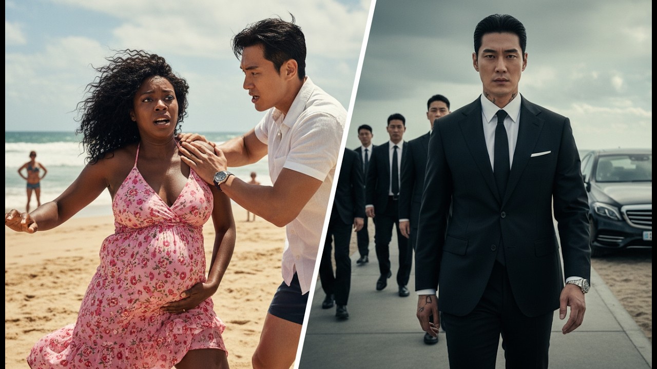 He Pushed His Black Pregnant Ex at the Beach, Unaware She's Married to a Cruel Korean Mafia Boss