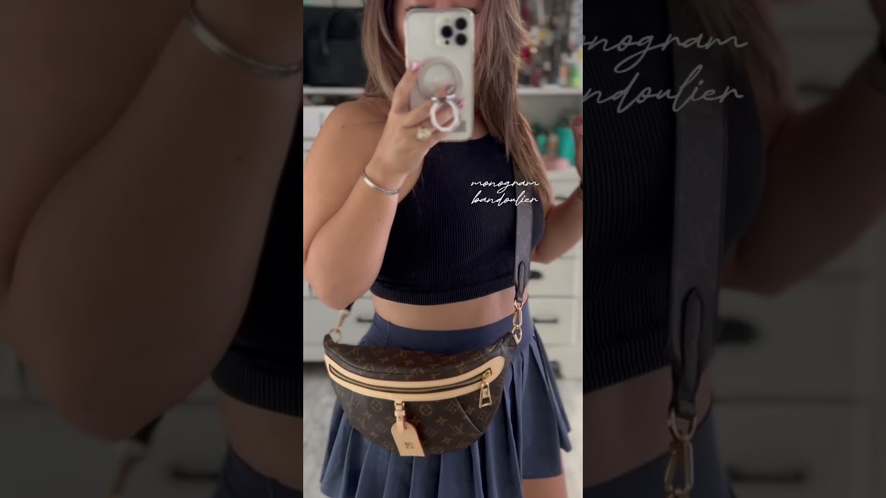 Strap swaps on the Louis Vuitton High Rise Bumbag 🤎 which is your favorite?