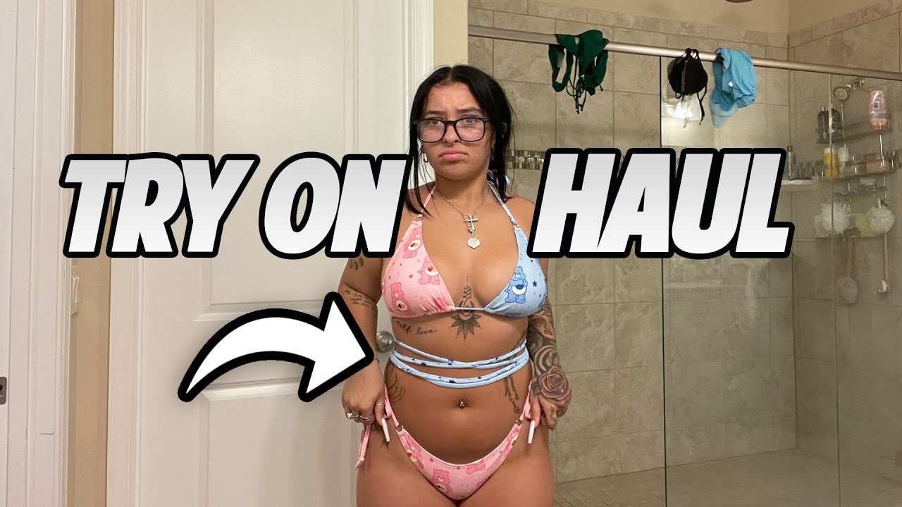 SHEIN BIKINI & PJS CARE BEARS TRY ON HAUL (was it WORTH IT?!🤔)
