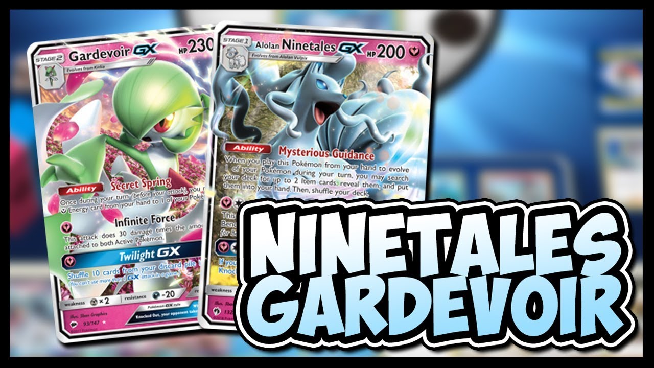 Alolan Ninetales GX / Gardevoir - Pokemon Trading Card Game Online Gameplay